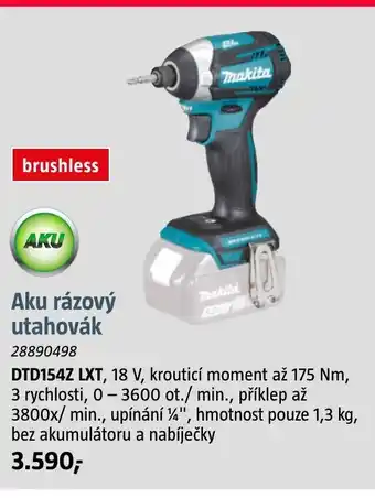 Bauhaus Aku rázový utahovák nabídka