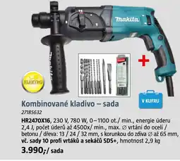 Bauhaus Kombinované kladivo - sada nabídka