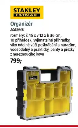 Bauhaus Stanley fatmax. organizér nabídka