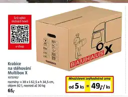 Bauhaus Krabice na stěhování Multibox X nabídka