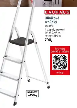 Bauhaus BAUHAUS Hliníkové schůdky nabídka