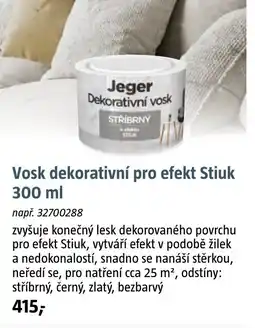 Bauhaus Vosk dekorativní pro efekt Stiuk nabídka
