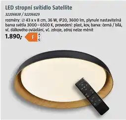 Bauhaus LED stropní svítidlo Satellite nabídka