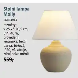 Bauhaus Stolní lampa Molly nabídka