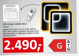 Bauhaus LED stropní svítidlo Rest nabídka