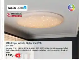 Bauhaus Led stropní svítidlo skyler star rgb nabídka
