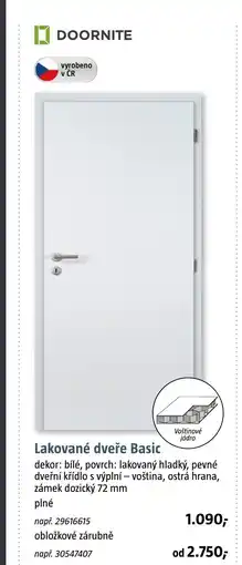 Bauhaus Doornite lakované dveře basic nabídka