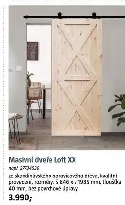 Bauhaus Masivní dveře Loft XX nabídka