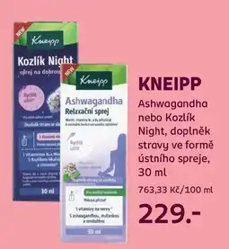 Rossmann Kneipp nabídka