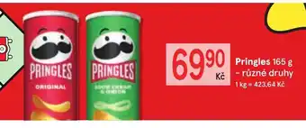 Žabka Pringles nabídka