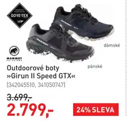 Intersport Mammut outdoorové boty >>girun ii speed gtx<< [342045510, 341050747] nabídka