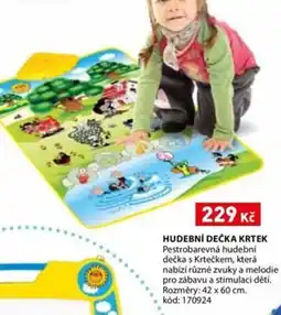 Wiky Hudební dečka krtek nabídka