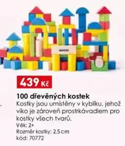 Wiky 100 dřevěných kostek nabídka