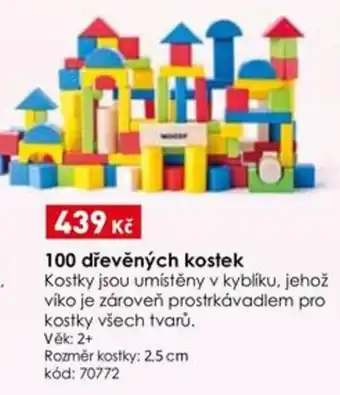 Wiky 100 dřevěných kostek nabídka