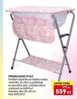 Wiky Přebalovací pult nabídka