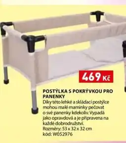 Wiky Postýlka s pokrývkou pro panenky nabídka
