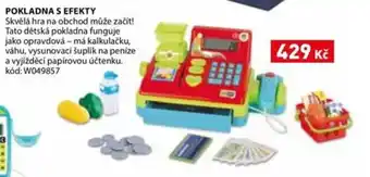 Wiky Pokladna s efekty nabídka