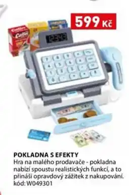 Wiky Pokladna s efekty nabídka