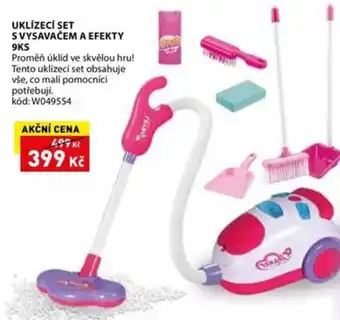 Wiky Uklízecí set svysavačem a efekty nabídka