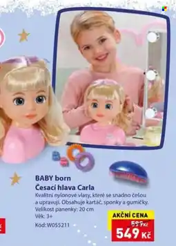 Wiky Baby born Česací hlava Carla nabídka