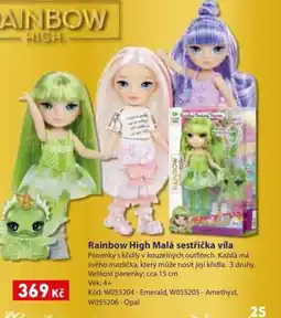 Wiky Rainbow High Malá sestřička víla nabídka