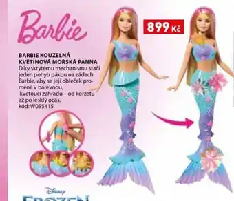 Wiky Barbie kouzelná květinová mořská panna nabídka