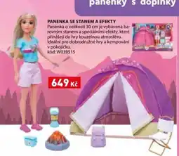 Wiky Panenka se stanem a efekty nabídka