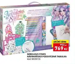 Wiky Nebidous Stars Návrhářská podsvícená tabulka nabídka