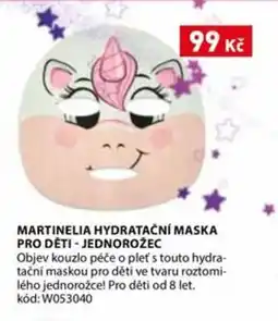 Wiky Martinelia hydratační maska pro děti - jednorožec nabídka