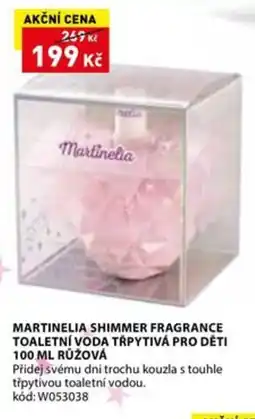 Wiky Martinelia shimmer fragrance toaletní voda tŕpytivá pro děti růžová nabídka