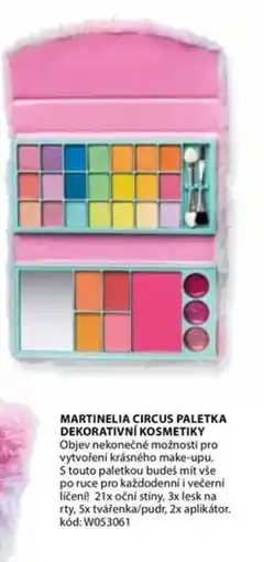 Wiky Martinelia circus paletka dekorativní kosmetiky nabídka