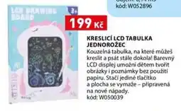 Wiky Kreslici LCD tabulka jednorožec nabídka
