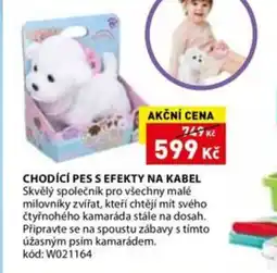 Wiky Chodící pes s efekty na kabel nabídka