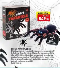Wiky Děsivá tarantule RC nabídka