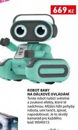 Wiky Robot baby na dálkové ovládání nabídka