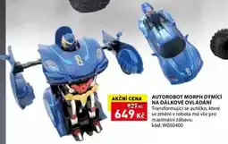 Wiky Autorobot morph dýmící na dálkové ovládání nabídka