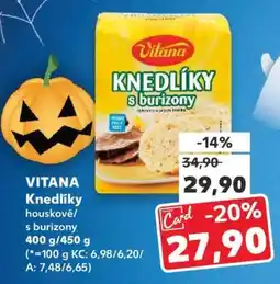 Kaufland VITANA Knedlíky houskové/s burizony nabídka