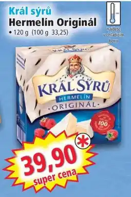 Norma Král sýrů Hermelín originál nabídka