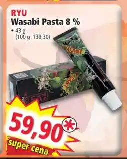 Norma RYU Wasabi Pasta 8 % nabídka