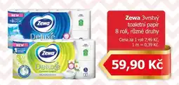 Teta Zewa 3vrstvý toaletní papír nabídka