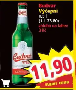 Norma Budvar výčepní nabídka