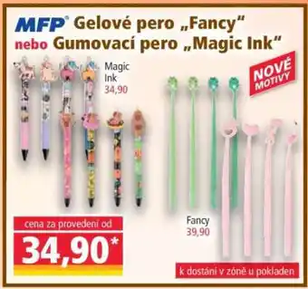 Norma Gelové pero „Fancy“ nebo Gumovací pero „Magic Ink“ nabídka