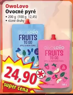 Norma OwoLovo Ovocné pyré nabídka