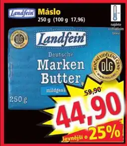 Norma Landfein Máslo nabídka