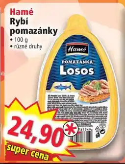 Norma Hamé Rybí pomazánky nabídka