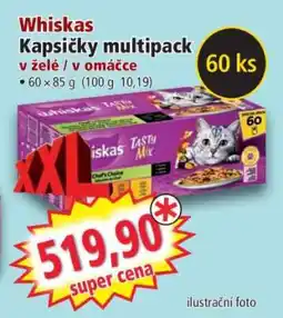 Norma Whiskas Kapsičky multipack nabídka