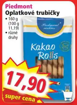 Norma Piedmont Oplatkové trubičky nabídka