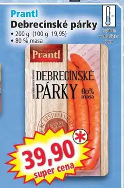 Norma Prantl Debrecínské párky nabídka