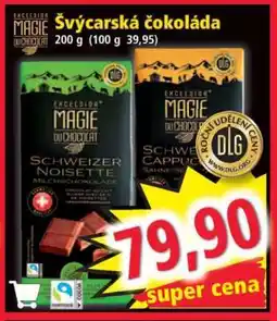 Norma ŠVÝCARSKÁ ČOKOLÁDA nabídka