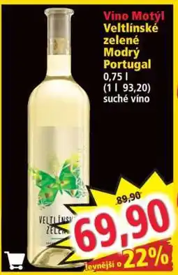 Norma Veltlínské zelené, Modrý Portugal nabídka